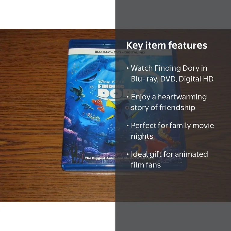 Finding Dory (Blu-ray, DVD, Digital HD) [2016] - Walmart.com