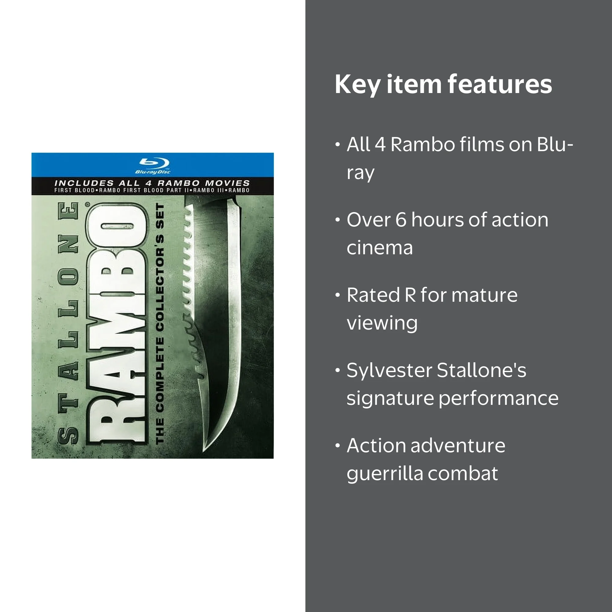 Rambo: Complete Collector's Set - Blu-ray Movies by Lions Gate