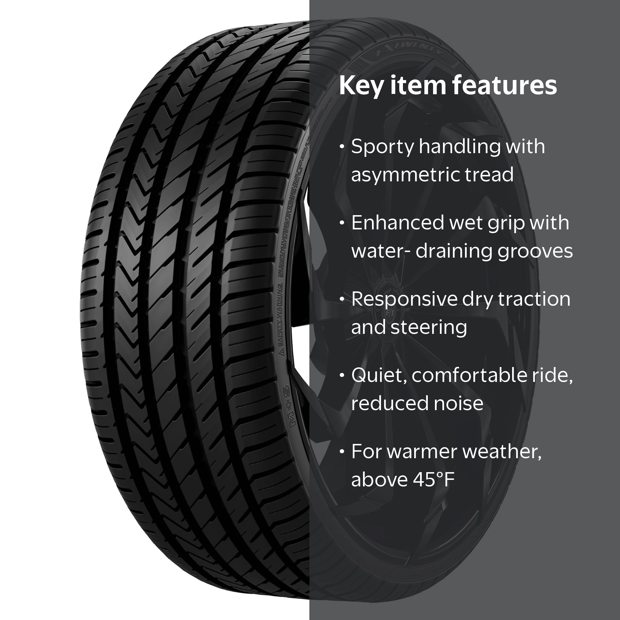 Lexani LX-Twenty Performance Tire, 245/45ZR20, 103W - Walmart.com