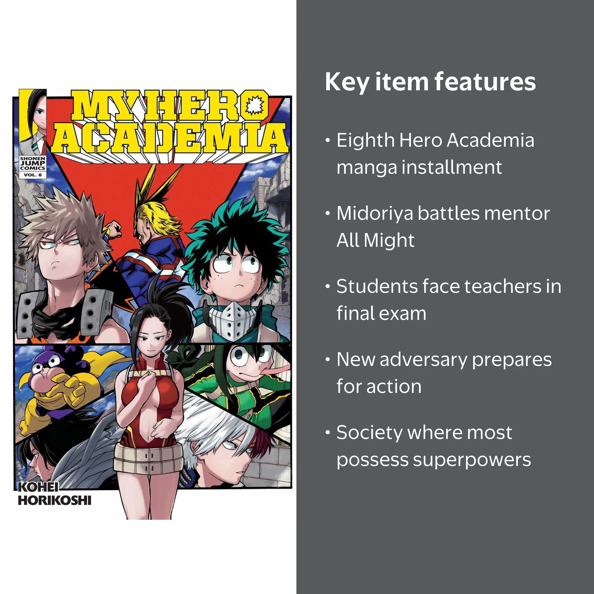 Kohei Horikoshi, Manga, My Hero Academia Vol. 8, Special Edition
