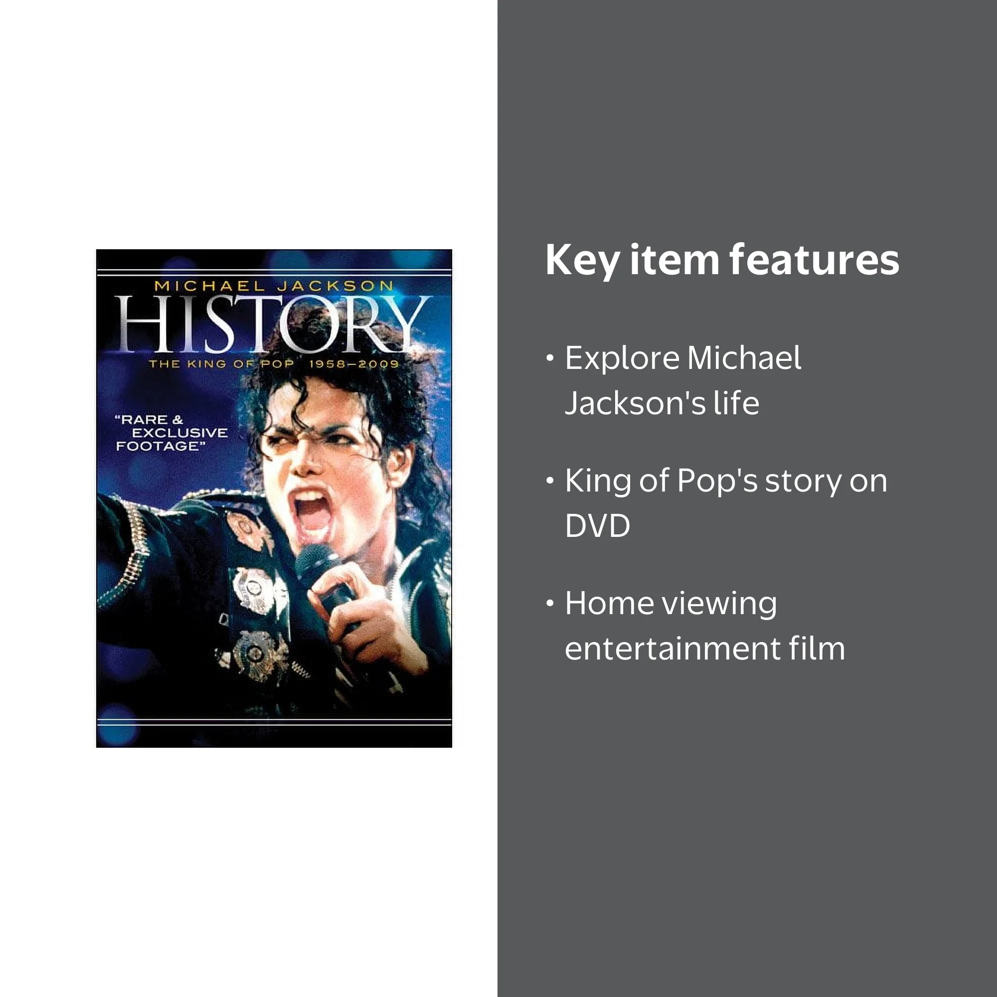 Michael Jackson History: The King of Pop 1958 - 2009 [DVD