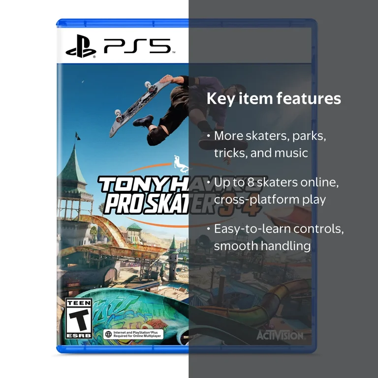 Tony Hawk's Pro Skater 3+4 - PlayStation 5 Standard Edition