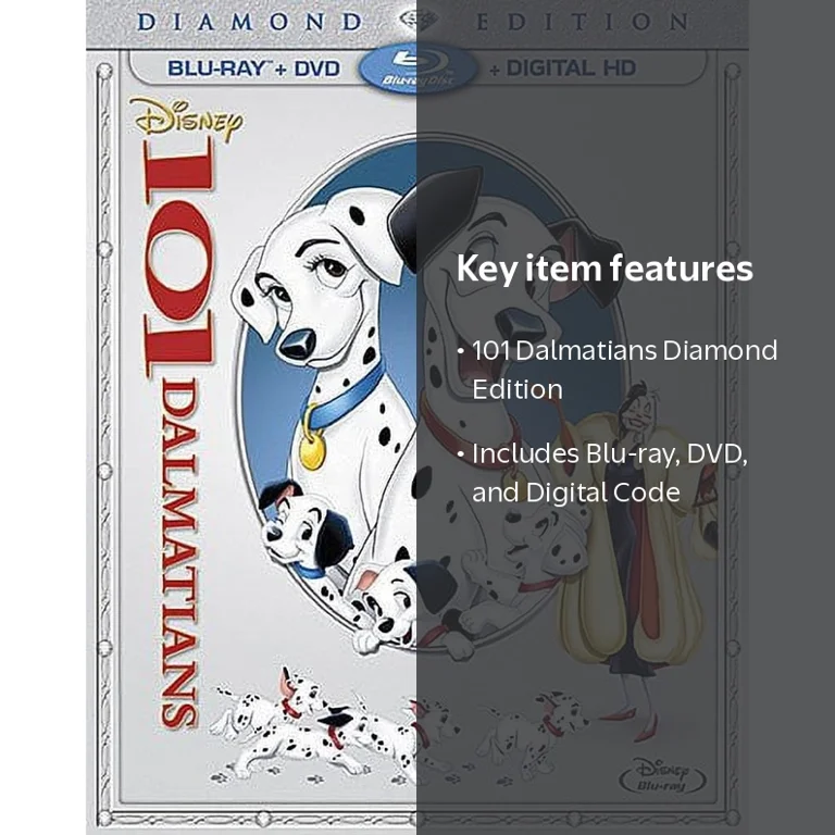 101 Dalmatians Diamond Edition (Blu-ray + DVD + Digital Code