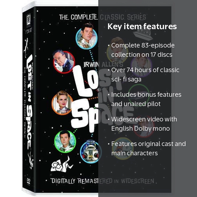 Lost in Space: The Complete Classic Series DVD Set, 83 Episodes