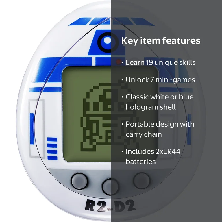 Tamagotchi, Electronic Pet, Star Wars R2-D2 Classic White