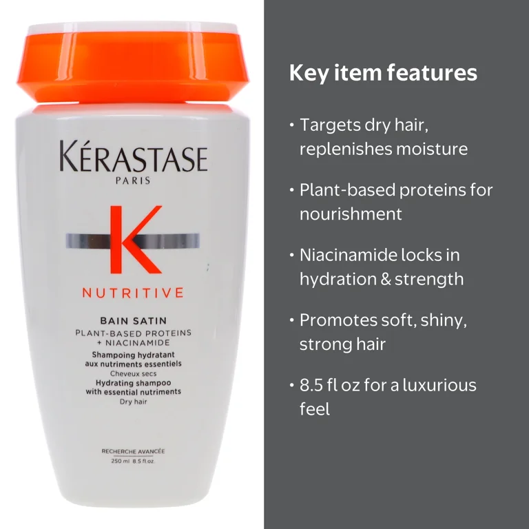 Kerastase Nutritive Bain Satin Shampoo for Medium to Thick Dry
