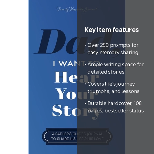 Jeffrey Mason, Dad, I Want to Hear Your Story Guided Journal 108