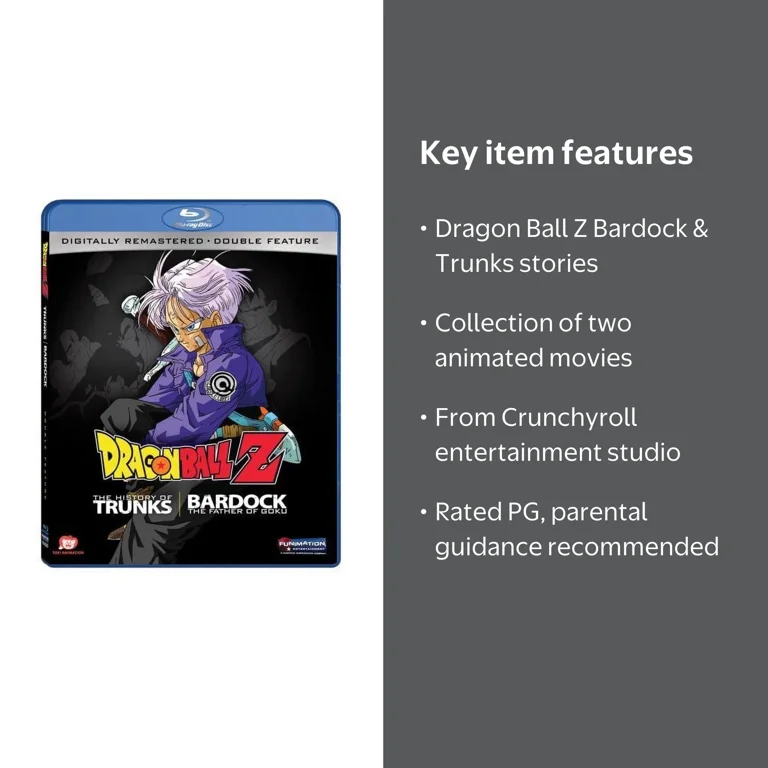 【中古】「非常に良い」Dragon Ball Z: Bardok / Trunks Double Feature [Blu-ray] [Import] Dragon Ball Z Bardok Trunks Double Feature, two Saiyan stories, PG