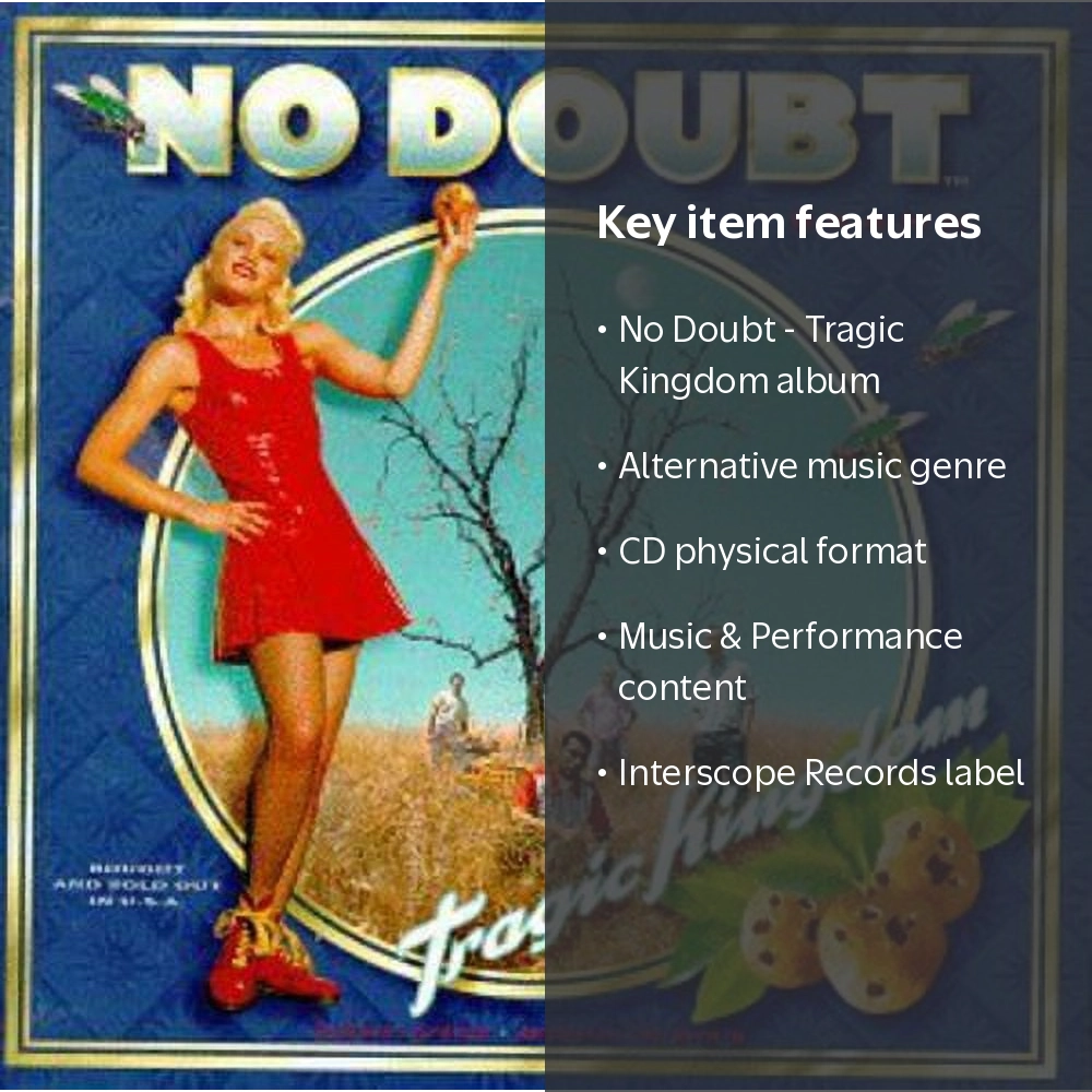 Interscope Records, CD, Tragic Kingdom, No Doubt, Music
