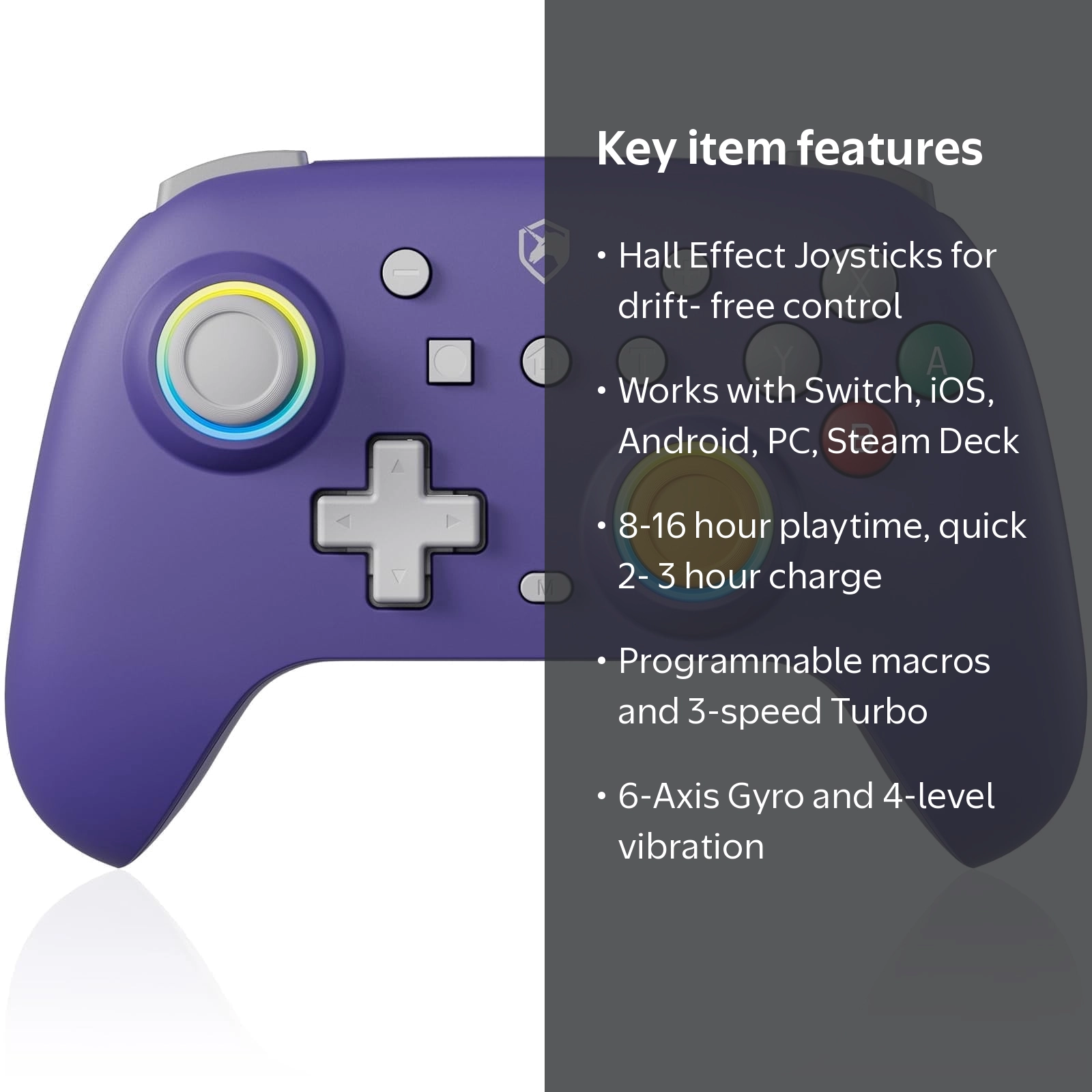 ECHTPower Wireless Switch Pro Controller for Nintendo Switch2