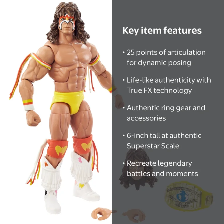 WWE Ultimate Warrior Royal Rumble Elite Collection Action Figure