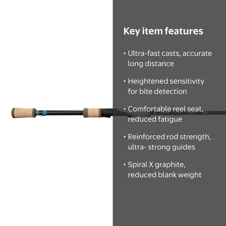 Gloomis Fishing NRX+ 852S JWR BASS [12852-01] - Walmart.com