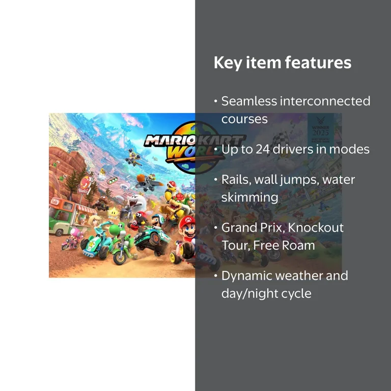 Free Shipping! Nintendo Mario Kart World Digital for Nintendo