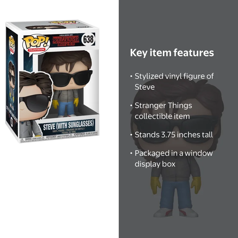 Funko, TV Stranger Things, Steve with Sunglasses, Vinyl Figure