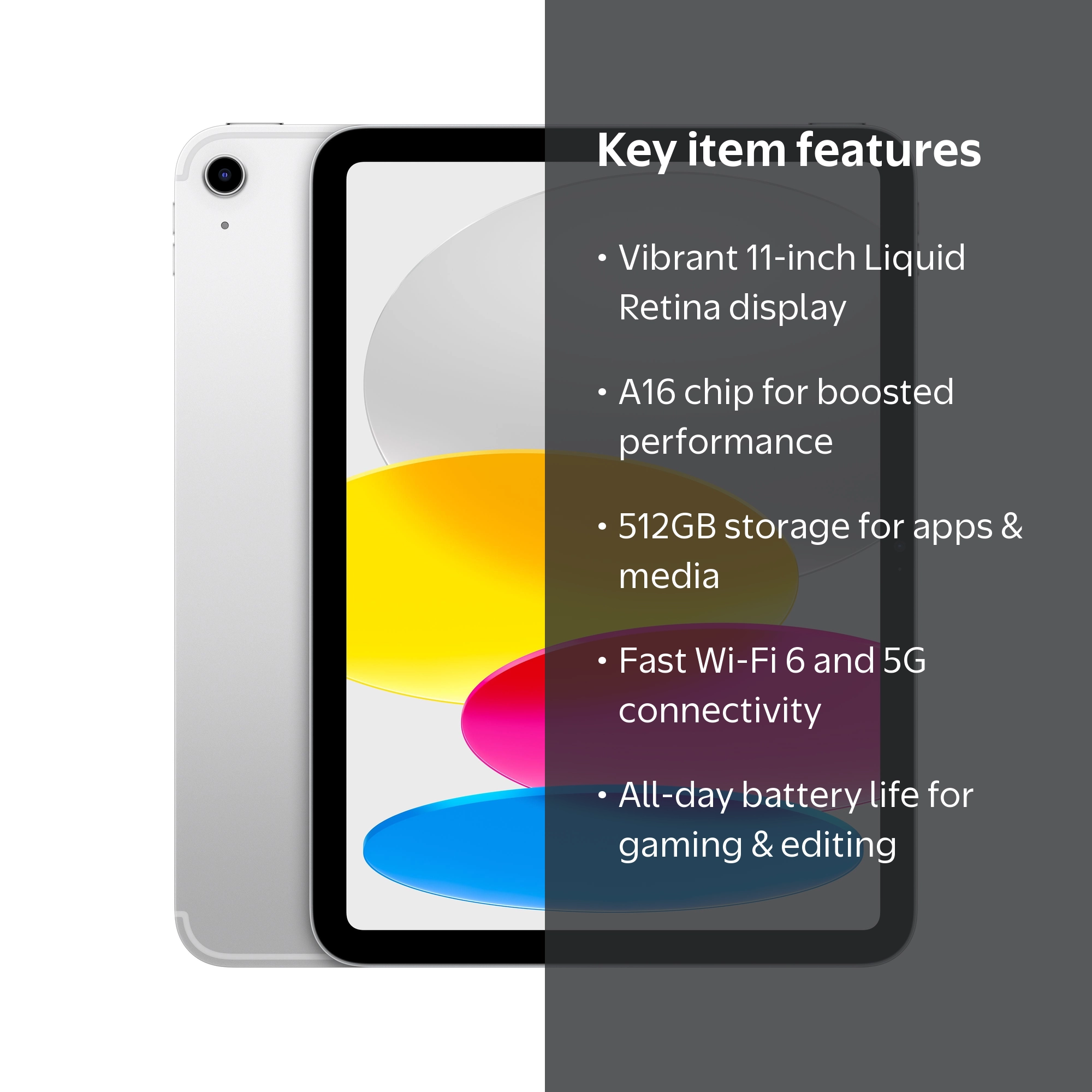 Apple Apple 11-inch iPad Wi-Fi + Cellular 512GB - Silver - Walmart.com