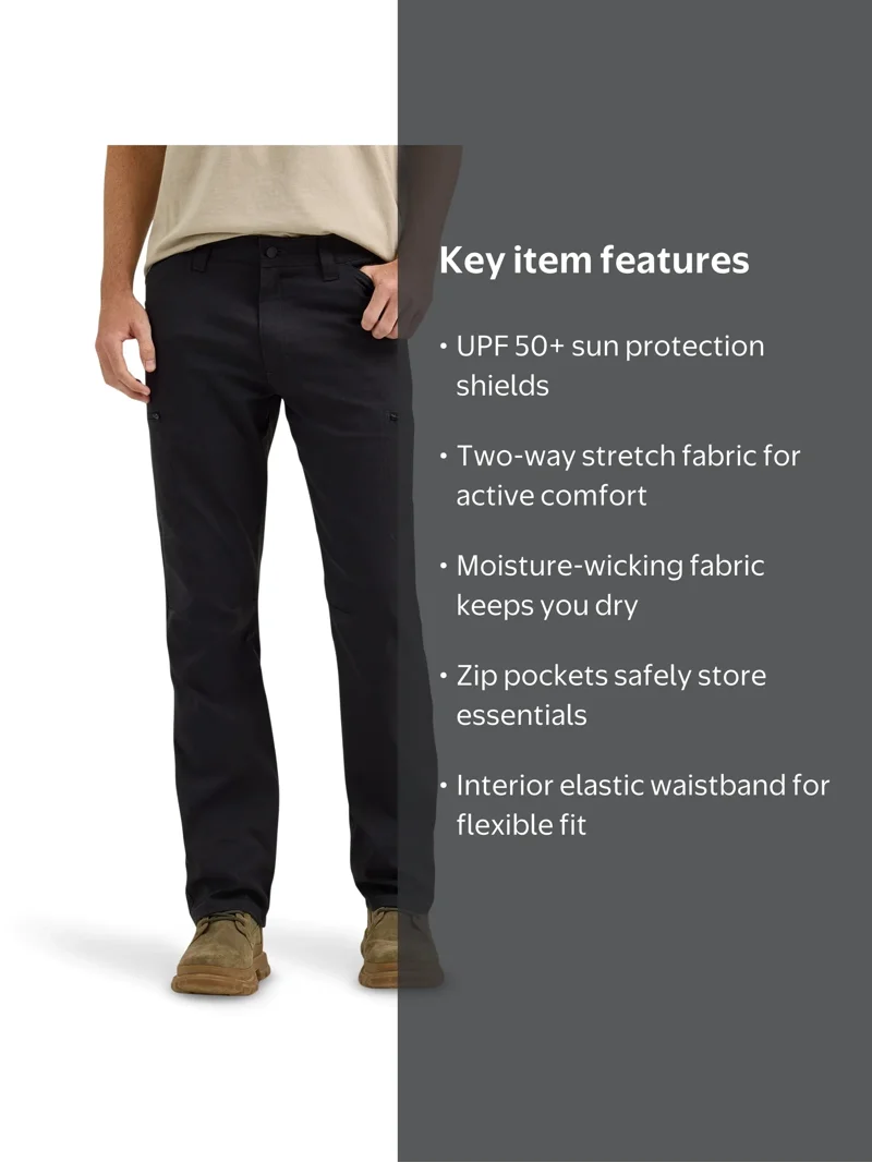 Wrangler ® Men's Outdoor All Terrain Cargo Pant with UPF 50+