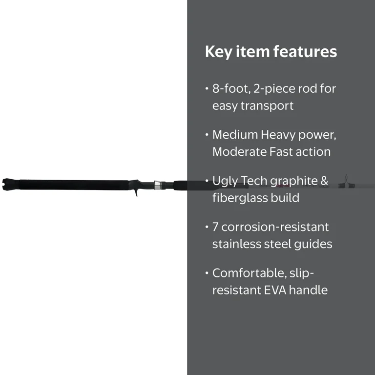 line weight for ugly stik catfish combo Catch Ugly Fish Spinning The Ugly Stik Catfish Special Casting Rod was specifically designed for casting for catfish from banks Ugly Stik, Catfish Spinning Rod,