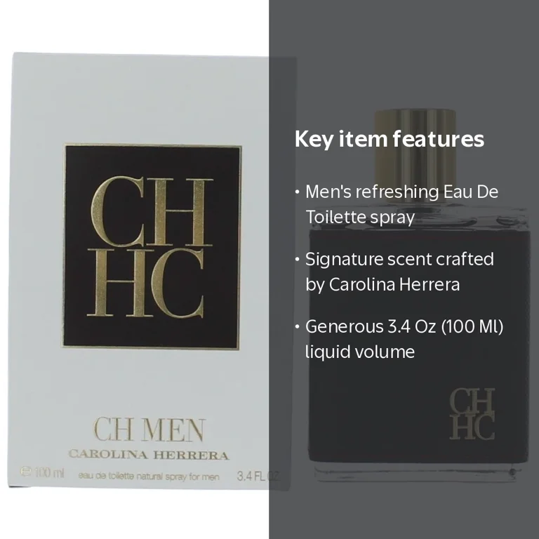 Carolina Herrera, Eau De Toilette Spray, 3.4 oz, Men - Walmart.com