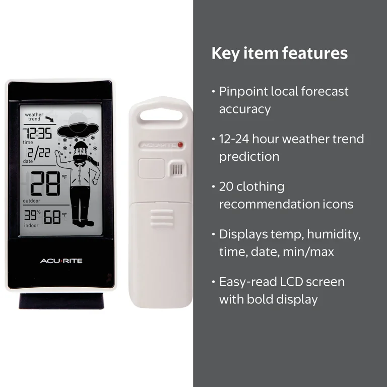 AcuRite What-to-Wear Weather Station - Walmart.com