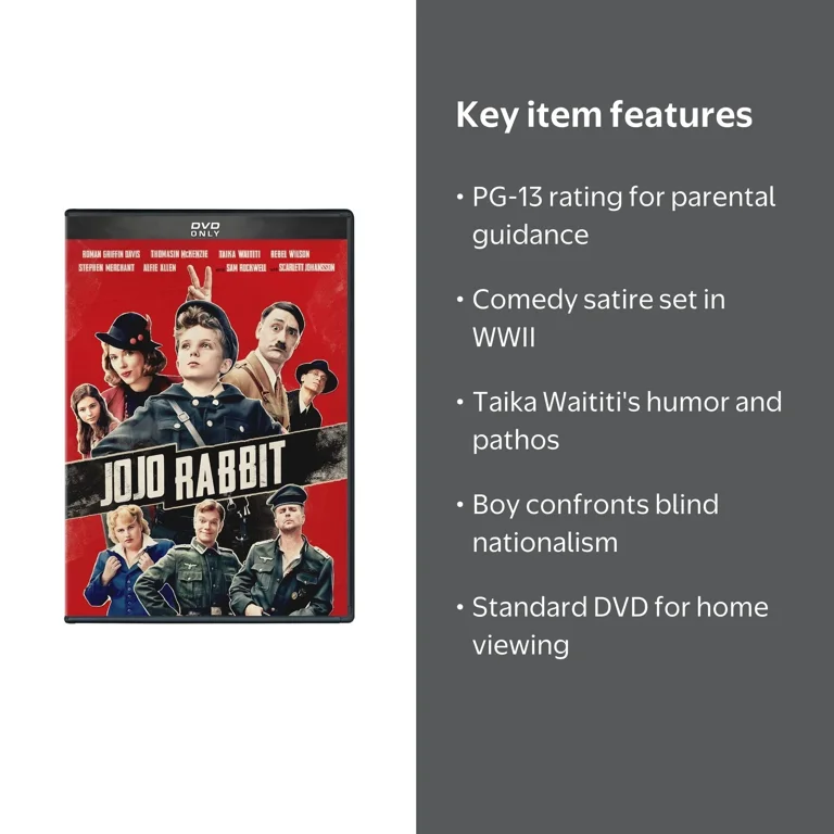 20th Century Fox Home Entertainment, Jojo Rabbit DVD, PG-13