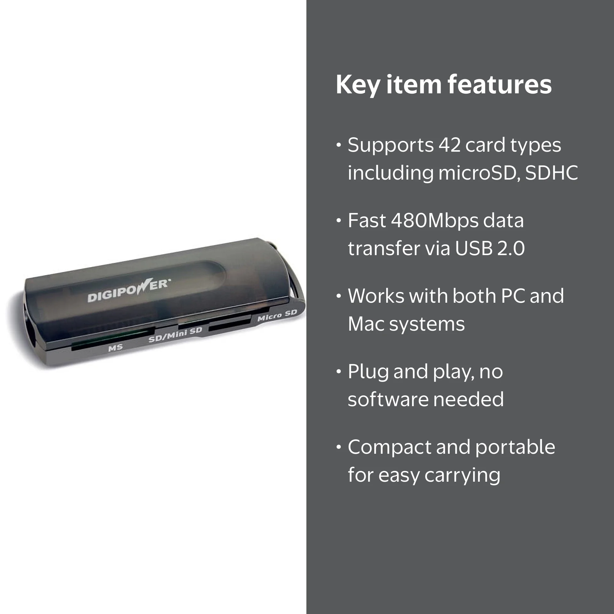 Digipower 42-in-1 Card Reader - Walmart.com