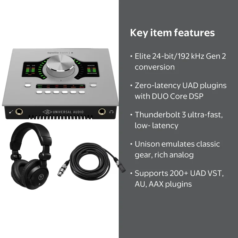 Universal Audio Apollo Twin X DUO Gen 2 Thunderbolt 3 Audio