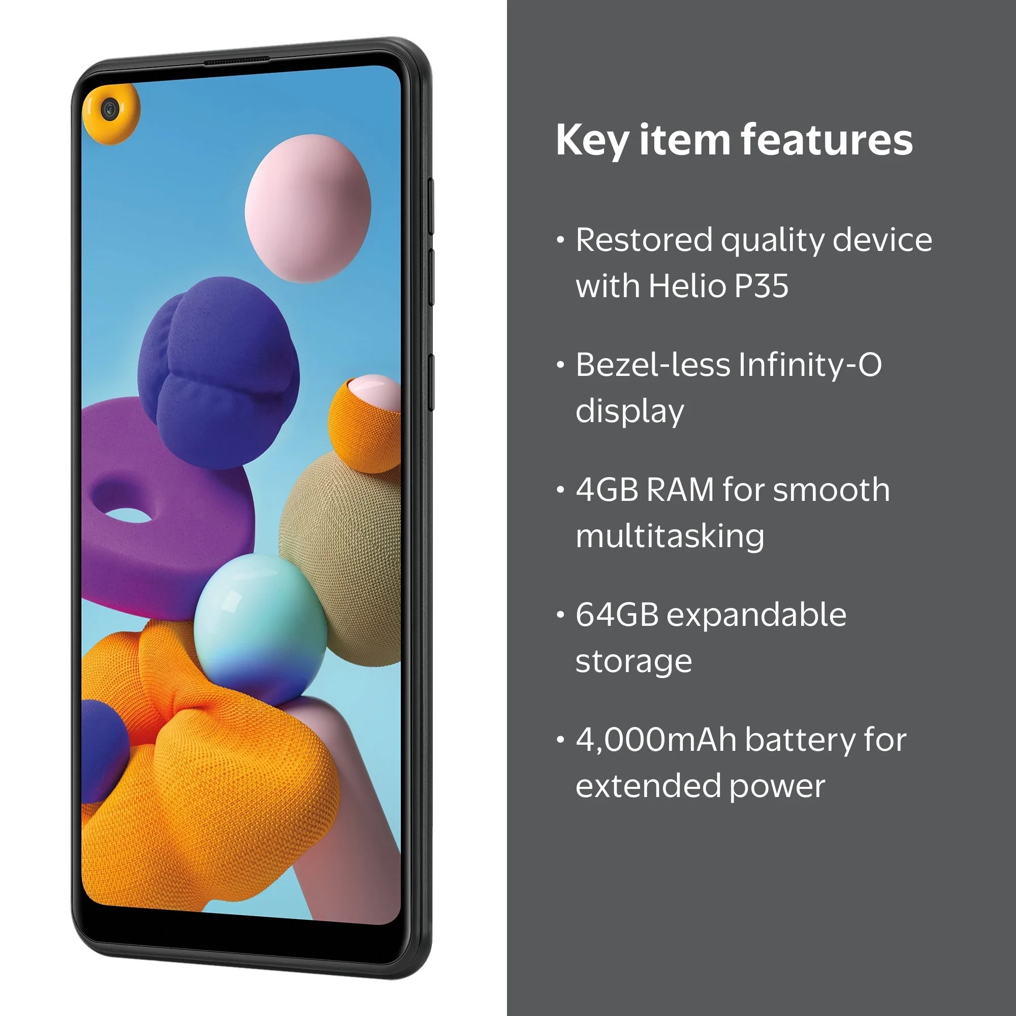 Free Shipping! Samsung Galaxy A21 32GB Black Unlocked