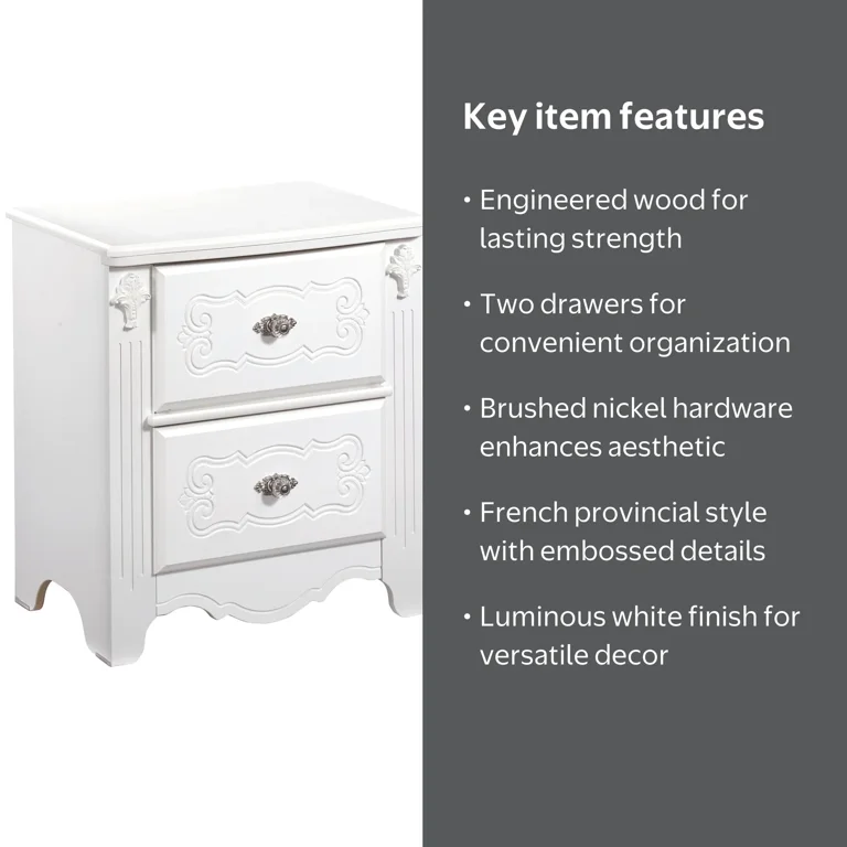 Signature Design by Ashley Exquisite Children's Glam 2 Drawer