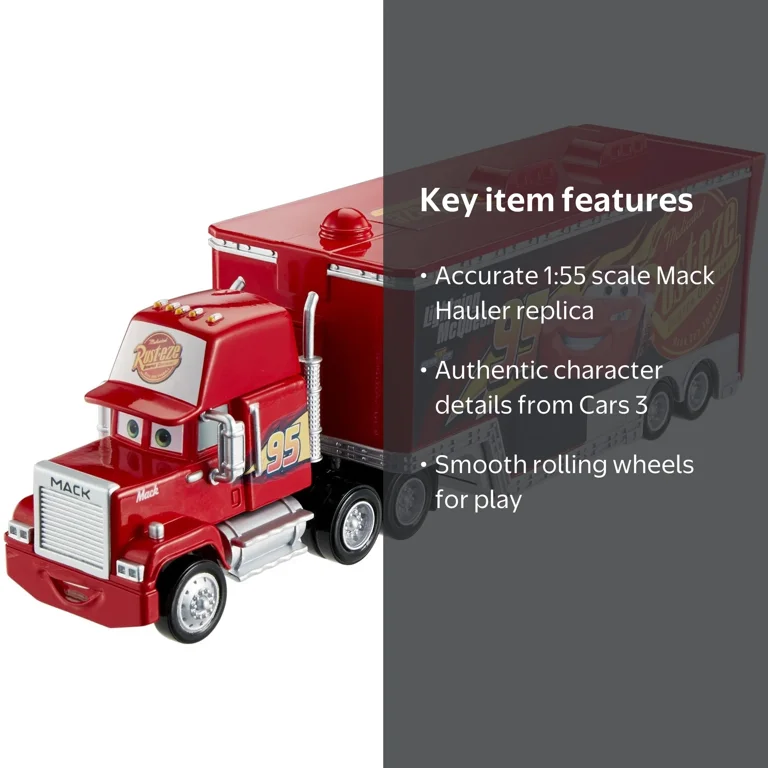 CARS3 MACK HAULER 2022カーズ3カーズ ミニカー Disney/Pixar Cars 3 Mack Hauler Die-Cast Character Vehicle