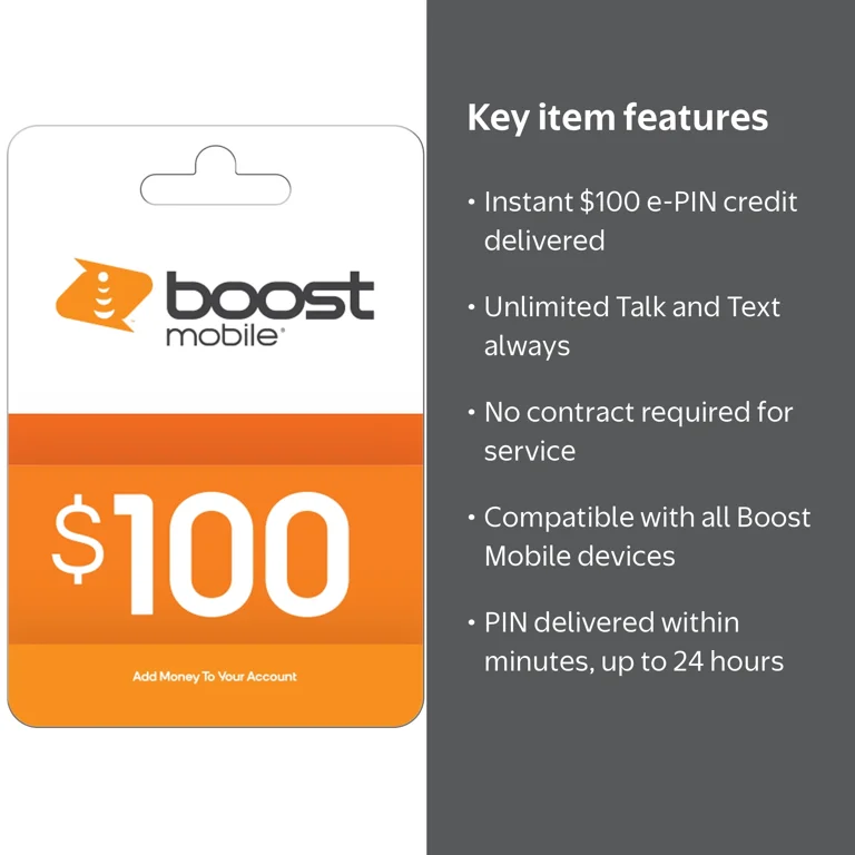 boost mobile prepaid internet box $55.00 Reboost Refill Card : Cell Phones & Accessories Available as a Direct Account Deposit or digital e Boost Mobile $100 e-PIN Top