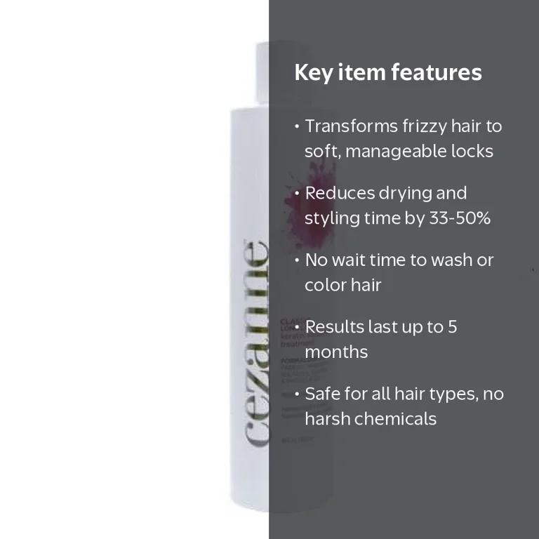 Cezanne Classic Keratin Smoothing Treatment, Long Lasting, All