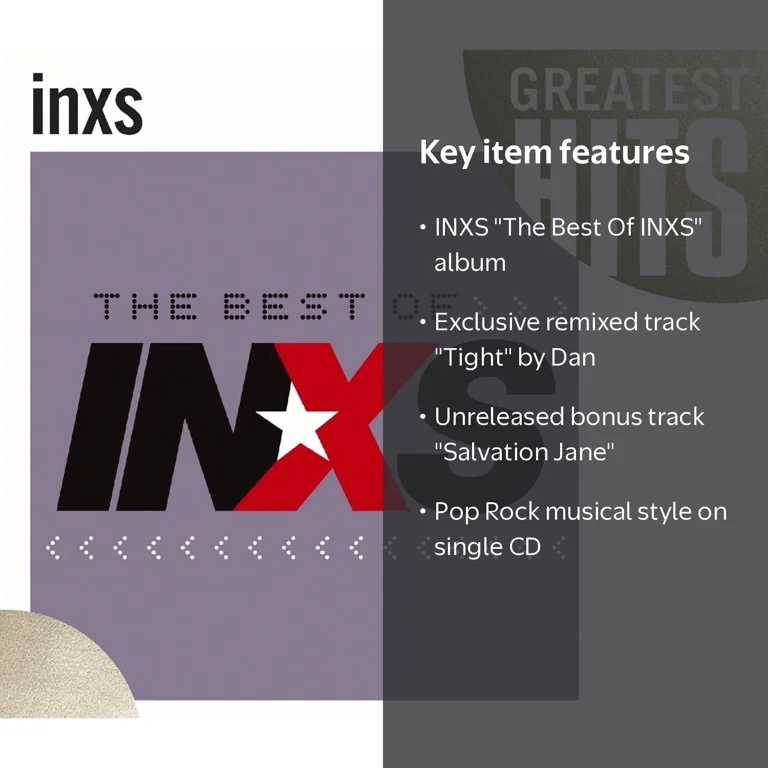 Inxs - The Best Of INXS - Music & Performance - CD, 21 Hits