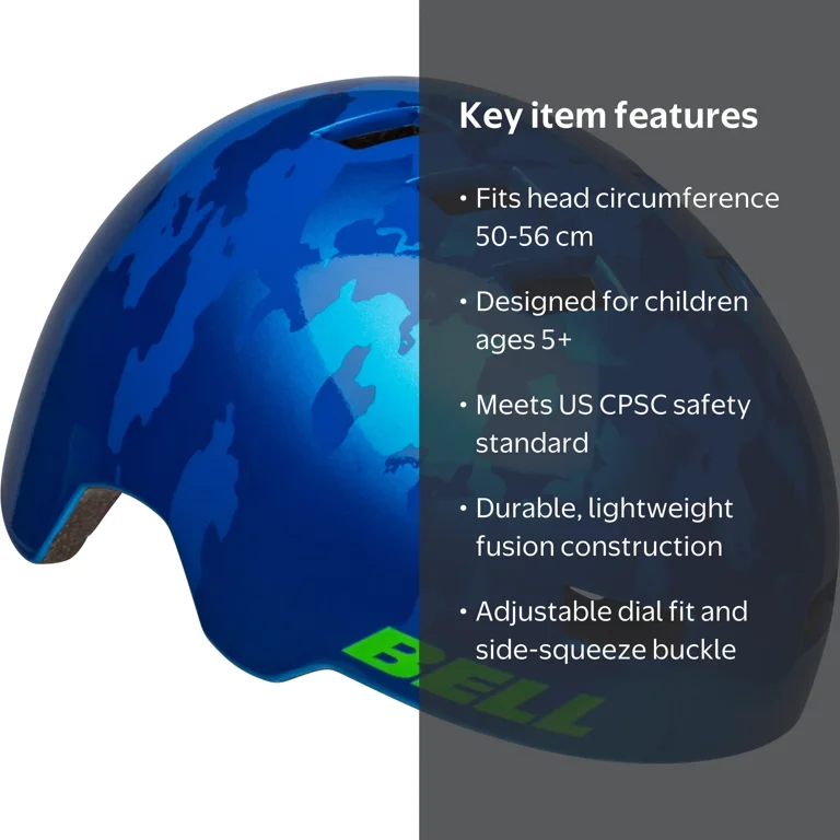 bell helmet blue skateboard Zoomer Bike This Punisher Skateboards Premium Youth Helmet is protective and yields high BELL - local The