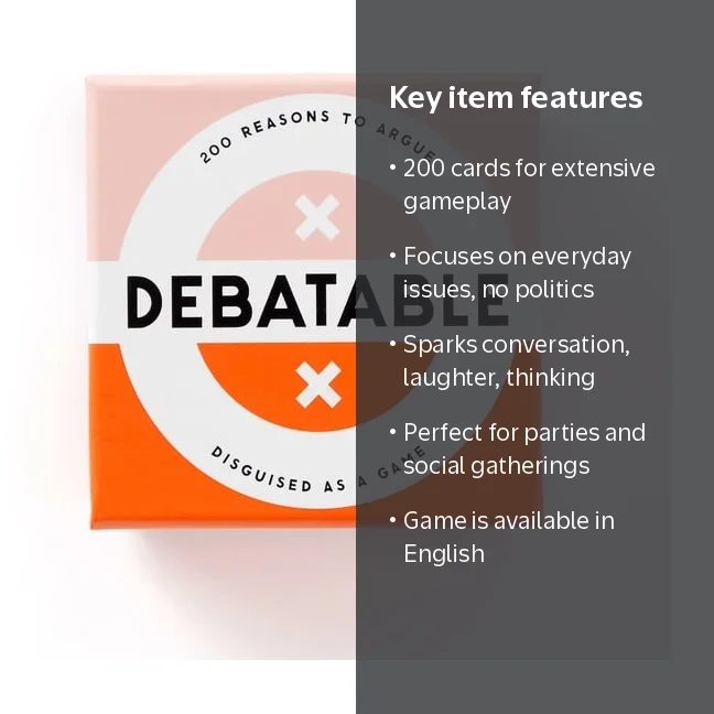 Brass Monkey: Debatable Social Game Set, English - Walmart.com