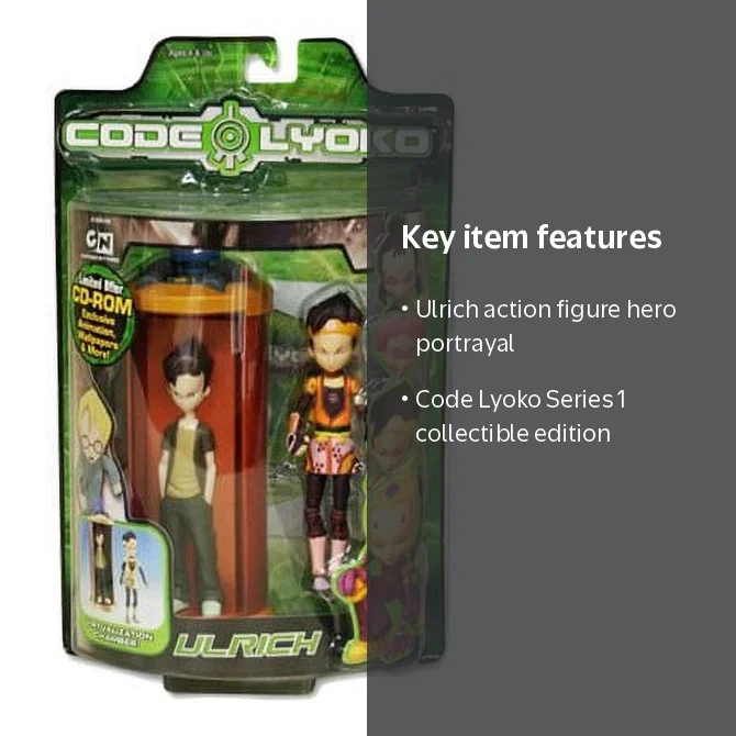 Code Lyoko Series 1 Ulrich Action Figure [With Transforming
