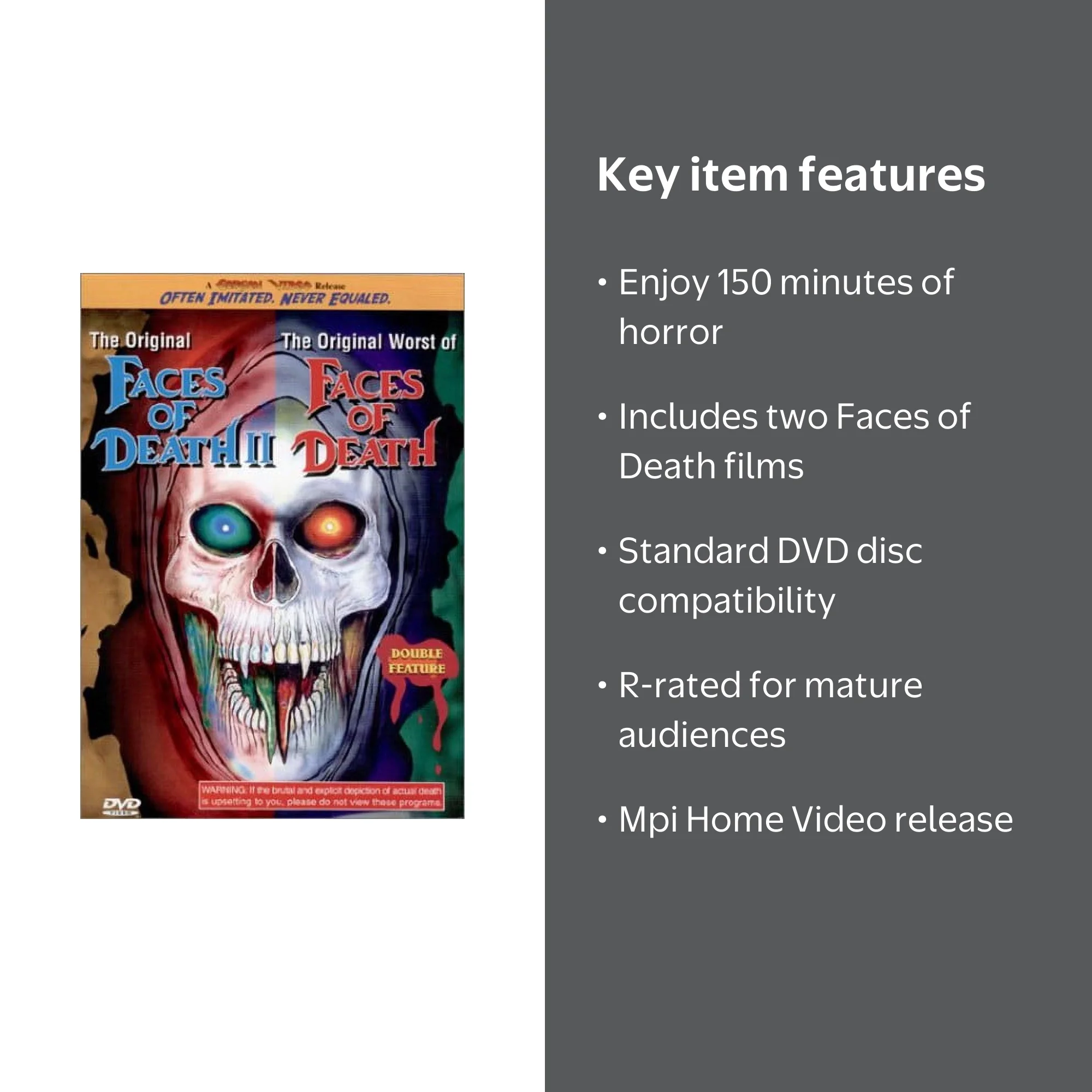 Faces of Death II / The Worst of Faces of Death (DVD), Mpi Home