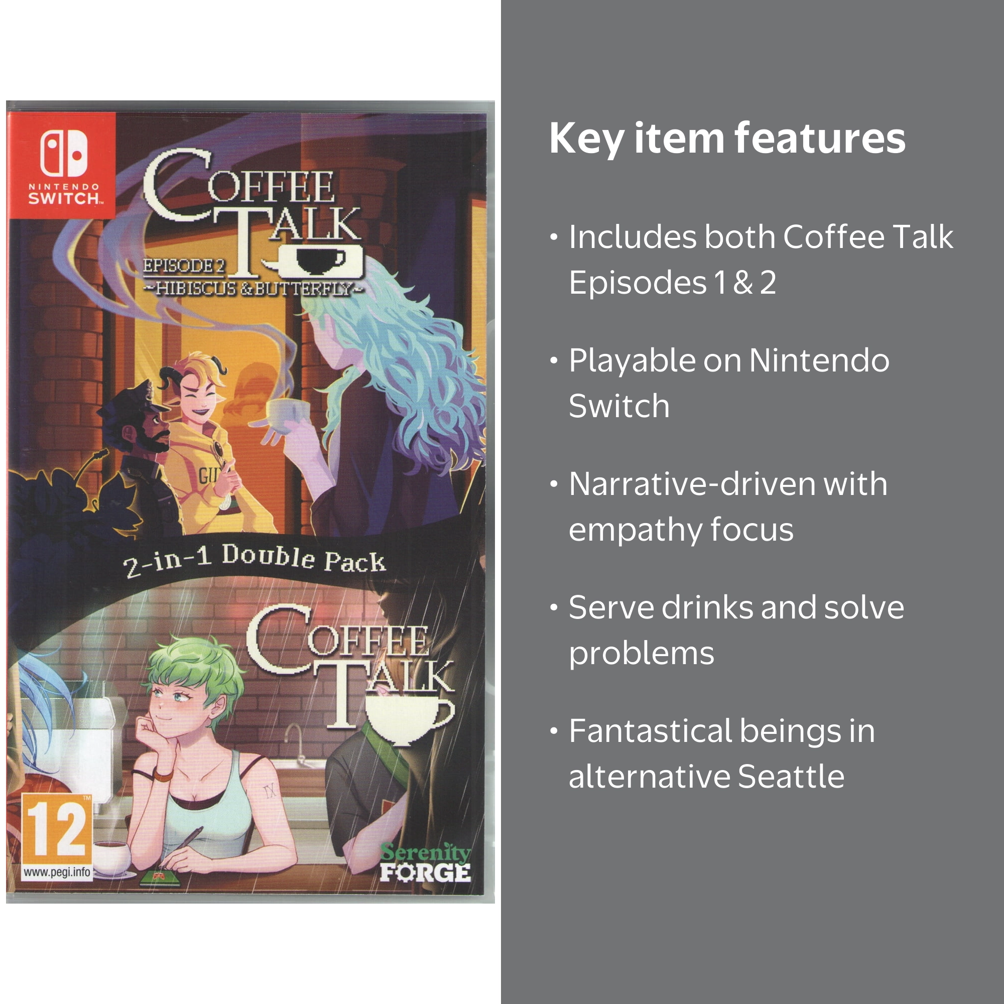 Coffee Talk 2 in 1 Double Pack - Nintendo Switch - Walmart.com