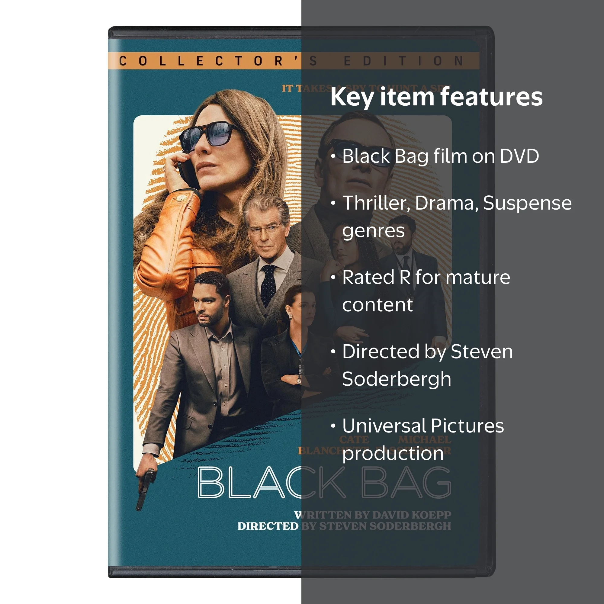Free Shipping! SDS Black Bag DVD Thriller Drama Suspense Steven