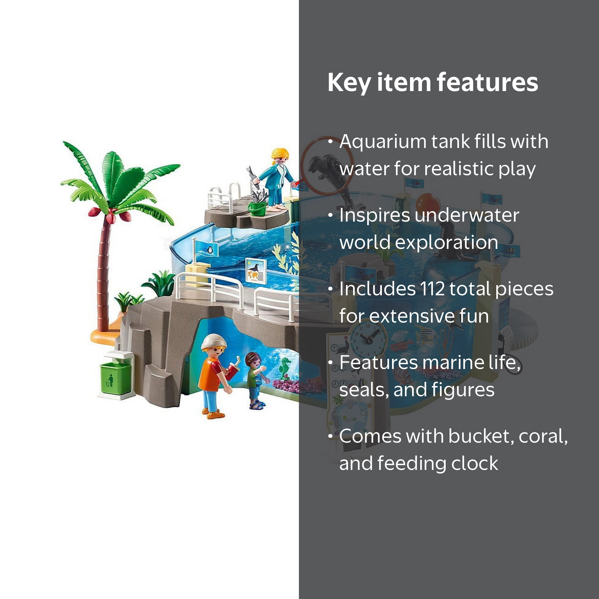 Playmobil 9060 Acuario Adventure Toy Set - Walmart.com