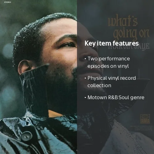 Marvin Gaye - 'What's Going On' LP Record, R&B/Soul, Motown, Vinyl