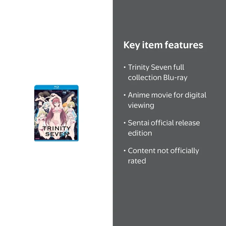 Trinity Seven: Complete Collection (Blu-ray), Sentai, Anime