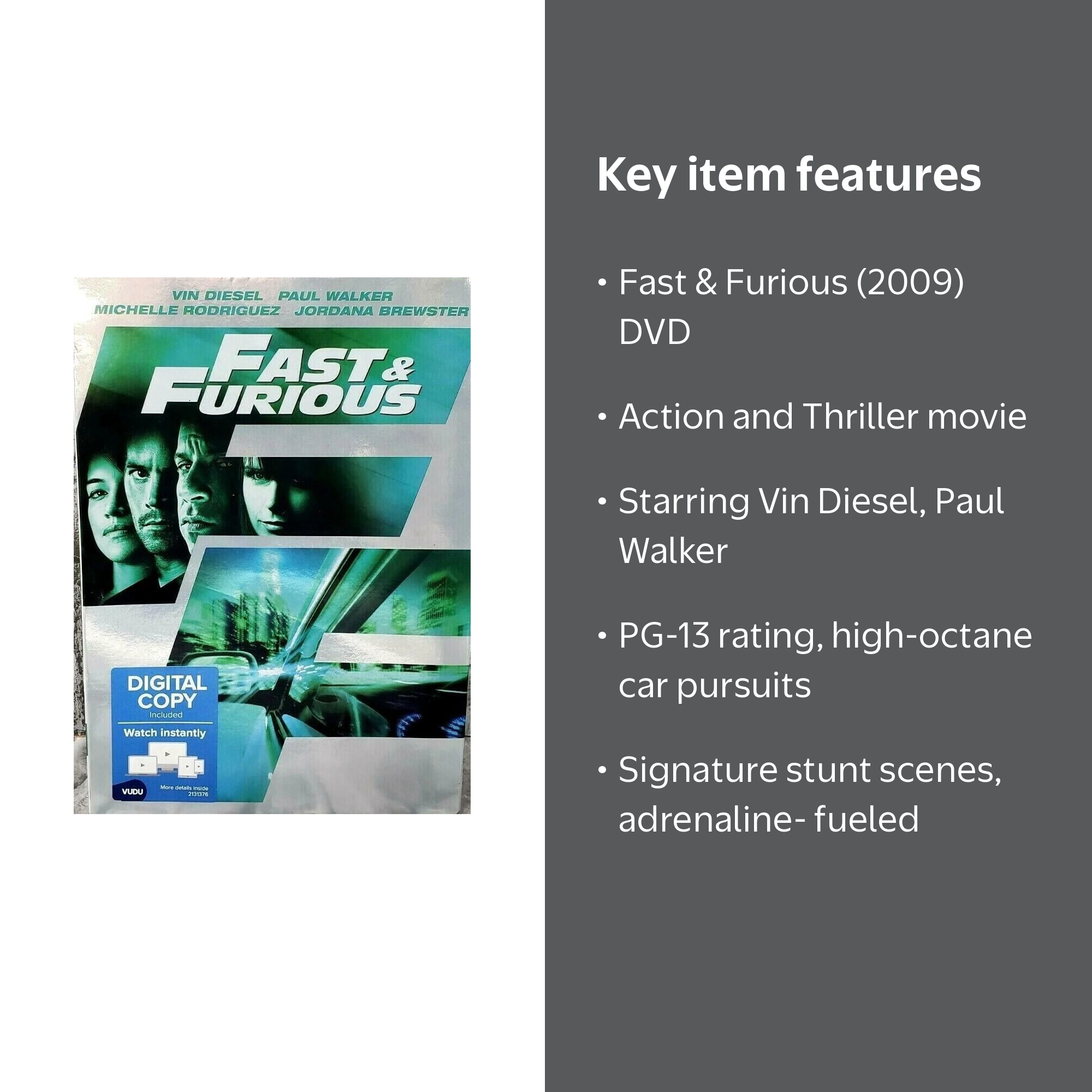 Fast & Furious (2009) (DVD), Action, Universal - Walmart.com