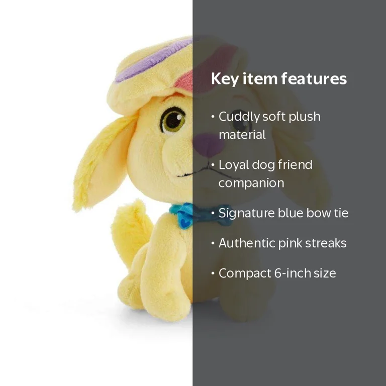 Sunny Day Doodle Plush Best Dog Friend Forever with Blue Bow Tie