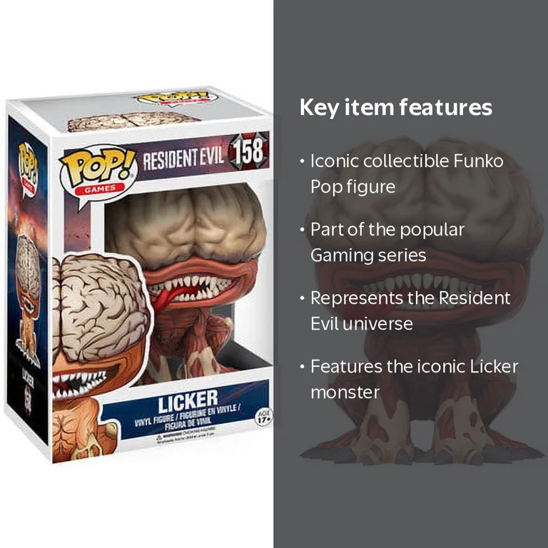 FUNKO POP! GAMES: RESIDENT EVIL - THE LICKER - Walmart.com