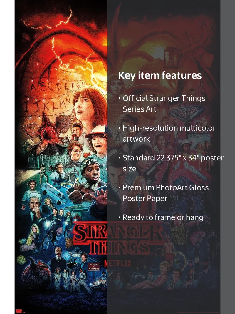 Netflix Stranger Things - Three Seasons Wall Poster 22.375