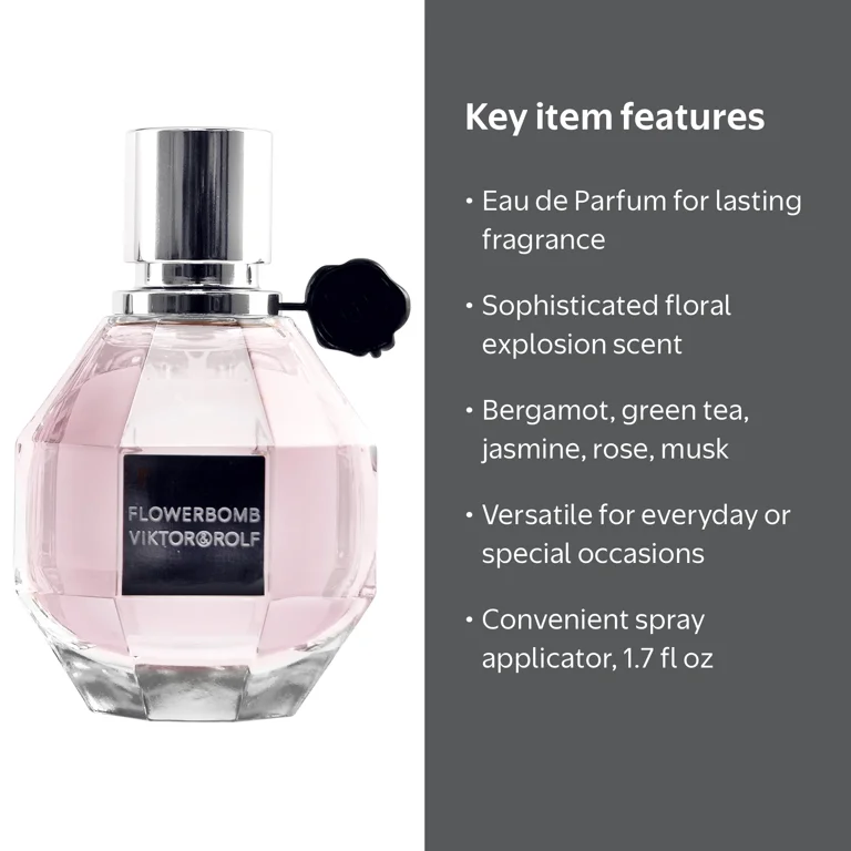 Viktor & Rolf, Eau de Parfum, Flowerbomb 1.7 fl oz, Perfume for