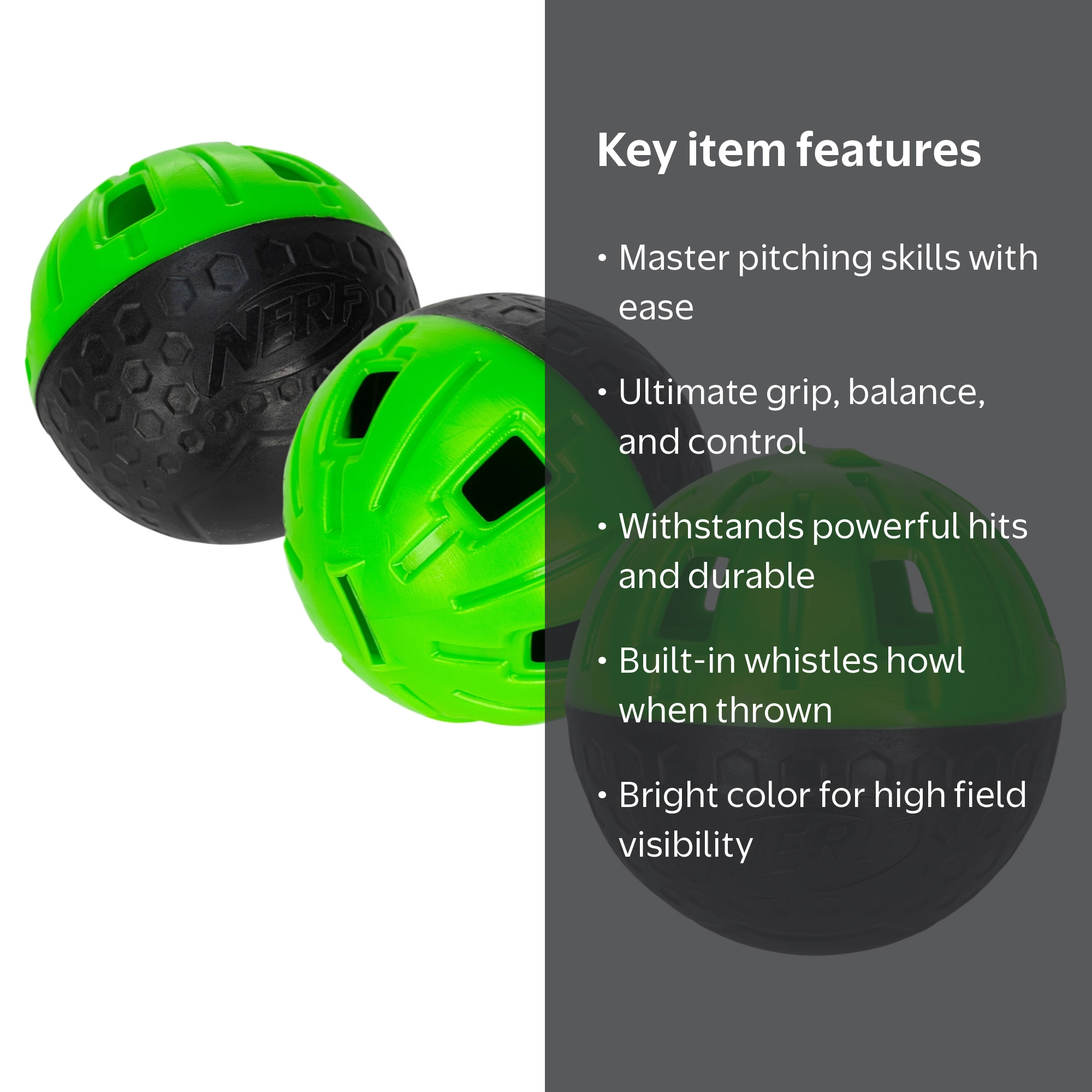 Nerf Vortex Ultra Curve Whistle Baseballs, 3 Pack - Walmart.com