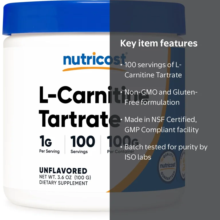 nutricost l-carnitine tartrate powder review Supplement (100 Grams) كريم عناية يومية للبقع
