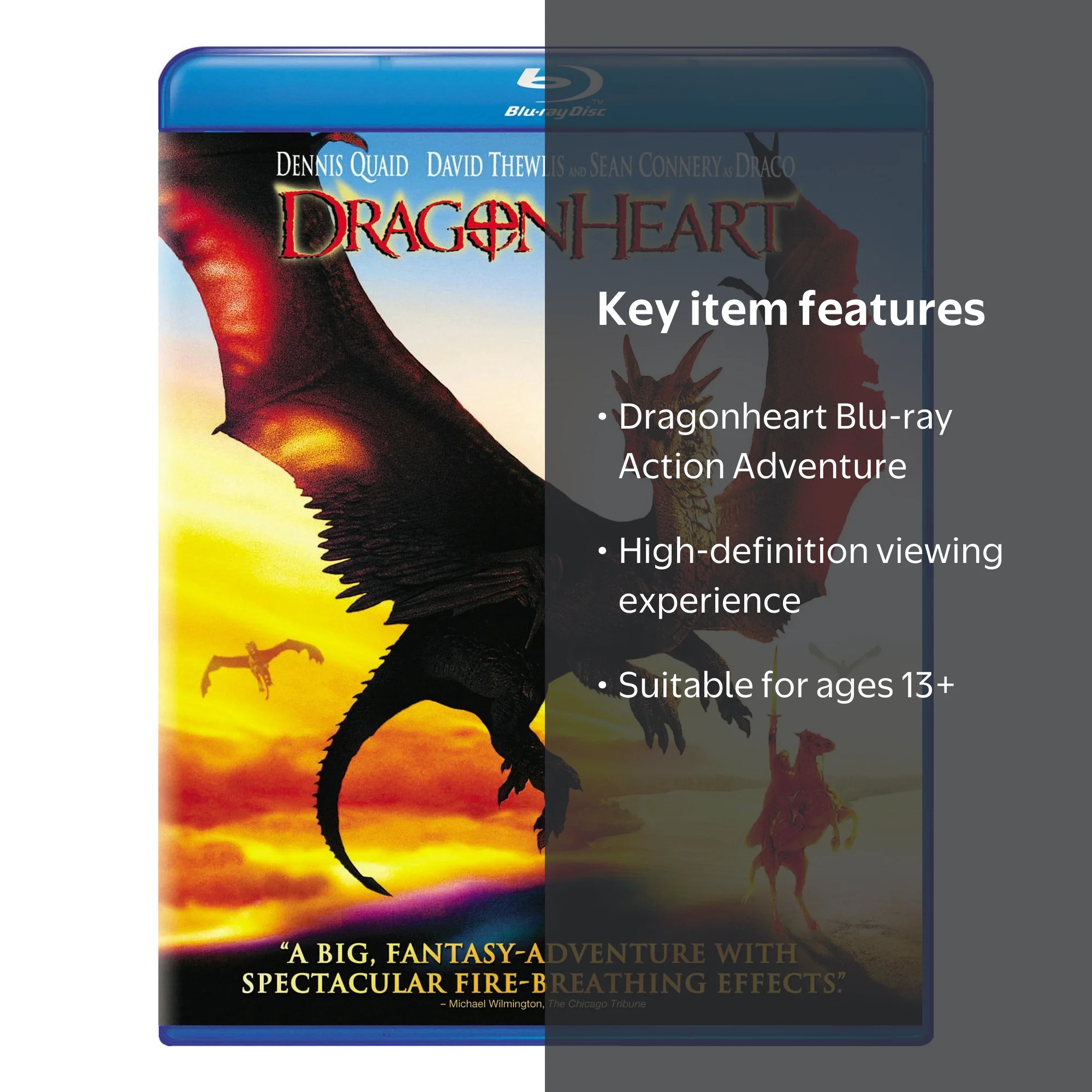 Dragonheart [Blu-ray] - Walmart.com