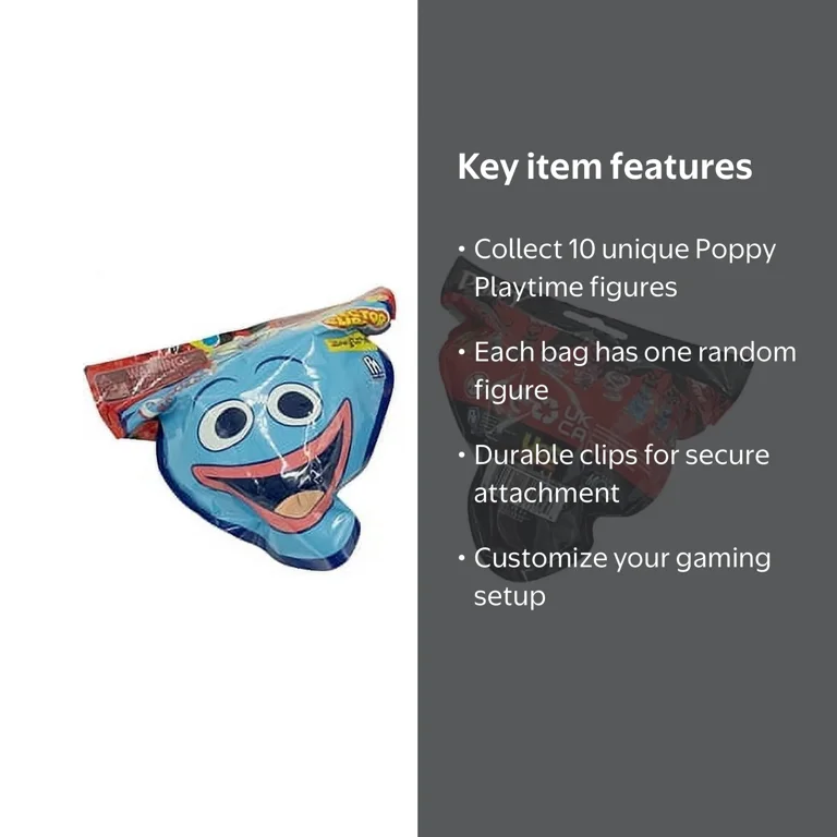 PhatMojo, Poppy Playtime Collector Clips Bobblehead, 10 Unique